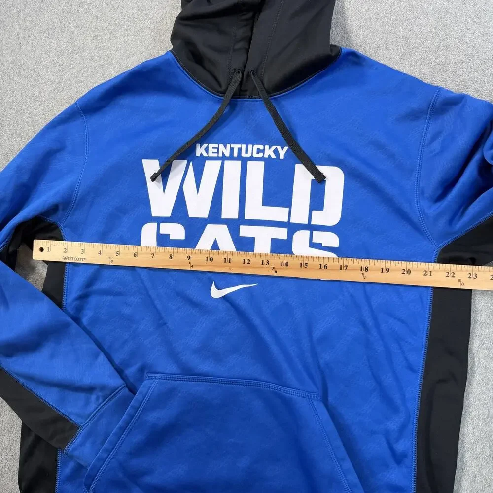 Kentucky Wildcats Nike Therma-FIT Hoodie Men's Large Blue Pullover Sweatshirt